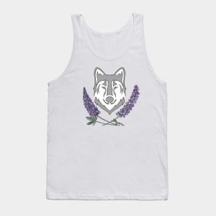 Lupine Wolf Design Tank Top